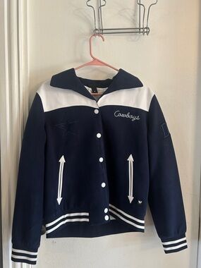 Women’s Dallas Cowboys Letterman Bomber Jacket